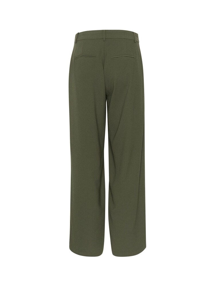 Cream Green Cocamia High Waisted Wide Legs Trousers - Image 6 of 6