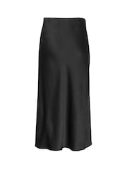 Kaffe Lotte Satin Elastic Waist Maxi Skirt - Image 7 of 7