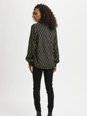 Kaffe Olan V-Notch Neck Long Sleeve Blouse - Image 2 of 6