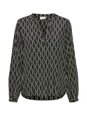 Kaffe Olan V-Notch Neck Long Sleeve Blouse - Image 5 of 6