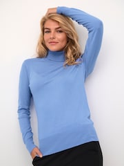 Kaffe Astrid Long Sleeve Regular Fit Roll Neck Jumper - Image 4 of 6