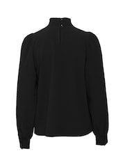 Kaffe Ditte Smock Neck Long Sleeve Blouse - Image 6 of 6
