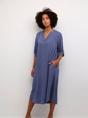Kaffe Casual Fit Dora Pocket Maxi Dress - Image 3 of 6