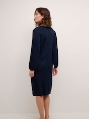 Kaffe Jessica Knitted Long Sleeve Dress - Image 2 of 6