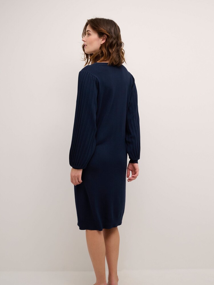 Kaffe Jessica Knitted Long Sleeve Dress - Image 2 of 6