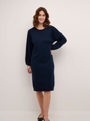 Kaffe Jessica Knitted Long Sleeve Dress - Image 3 of 6