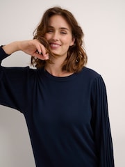 Kaffe Jessica Knitted Long Sleeve Dress - Image 4 of 6
