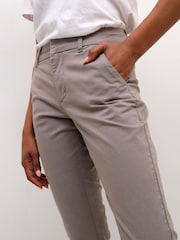 Kaffe Grey Mette Cropped Leg Suit Trousers - Image 4 of 6