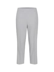 Kaffe Kasakura HW Cropped Relaxed Fit High Waist Length Regular Leg Trousers - Image 5 of 6