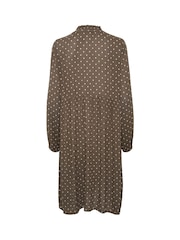 Kaffe Babett Long Sleeve Knee Length Dress - Image 6 of 6
