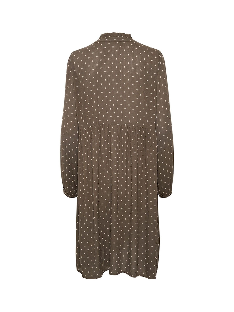 Kaffe Babett Long Sleeve Knee Length Dress - Image 6 of 6