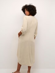 Kaffe Casual Fit Dora Pocket Maxi Dress - Image 2 of 6