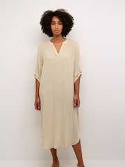 Kaffe Casual Fit Dora Pocket Maxi Dress - Image 3 of 6