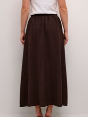 Kaffe Ellen Elastic Waist Pocket Maxi Skirt - Image 2 of 5