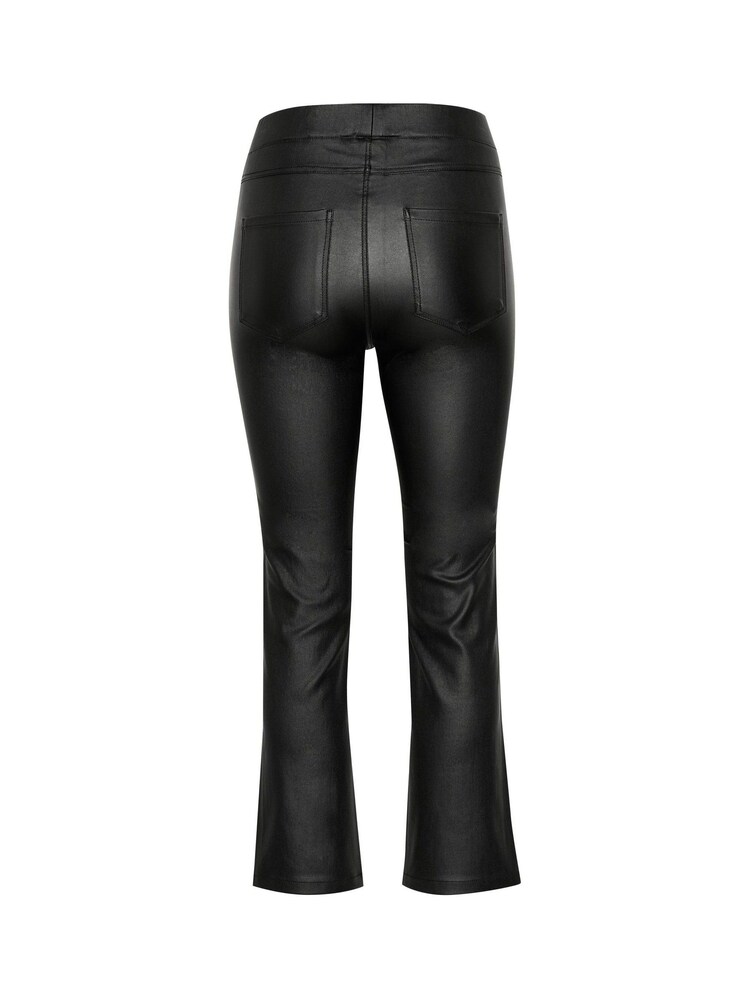 Kaffe KAada Cropped Elastic Waist Black Jeggings - Image 6 of 6 Kaffe KAada Cropped Elastic Waist Black Jeggings - Image 6 of 6
