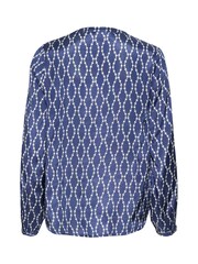 Kaffe Olan V-Notch Neck Long Sleeve Blouse - Image 6 of 6