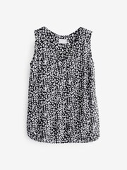 Kaffe Amber V-Neck Printed Sleeveless Top - Image 5 of 7