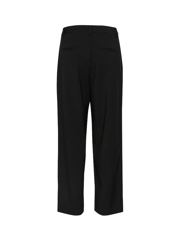 Kaffe Merle Wide Legs Midrise Waist Black Trousers - Image 6 of 6