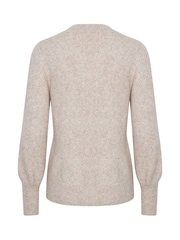 Kaffe Regular Fit Merana V-Neck Pullover Jumper - Image 7 of 7