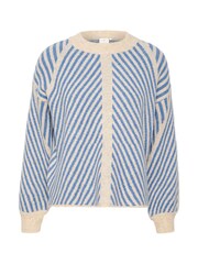 Kaffe Vera Striped Pattern Knitted Pull-Over Jumper - Image 5 of 6