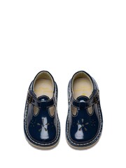 Clarks Blue Wide Fit (G) Patent Joyful Skip Toddler Shoes - Image 5 of 7