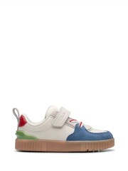 Clarks Red Toddler Wide Fit Oslo Vibe Shoes - Image 1 of 7