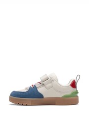 Clarks Red Toddler Wide Fit Oslo Vibe Shoes - Image 2 of 7