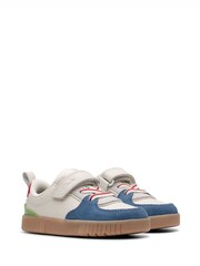 Clarks Red Toddler Wide Fit Oslo Vibe Shoes - Image 4 of 7
