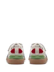 Clarks Red Toddler Wide Fit Oslo Vibe Shoes - Image 6 of 7