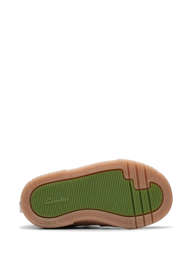 Clarks White Oslo Vibe Toddler Shoes - Image 7 of 7