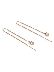 AllSaints Gold Tone Stone Threader Earrings - Image 2 of 3