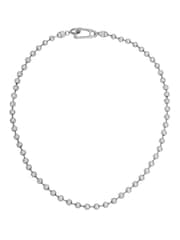 AllSaints Silver Tone Mens Ball Chain Necklace - Image 1 of 3