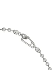 AllSaints Silver Tone Mens Ball Chain Necklace - Image 2 of 3