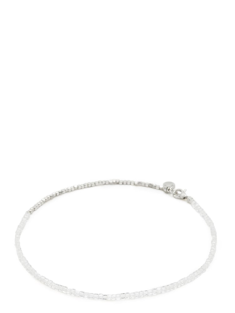 AllSaints White Mixed Beaded Collar Necklace - Image 1 of 4
