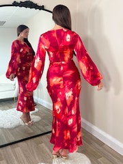 Girl In Mind Pink Clara Cutout Maxi Dress - Image 2 of 4