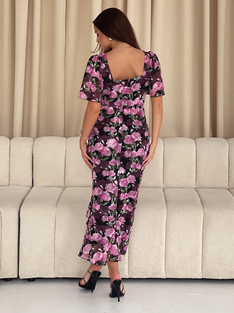 Girl In Mind Midi-Kleid „Heidi“ mit Rüschen - Bild 2 von 5