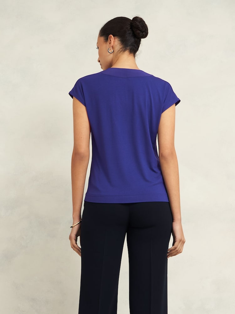 Hobbs Blue Jonie Top - Image 2 of 4 Hobbs Blue Jonie Top - Image 2 of 4