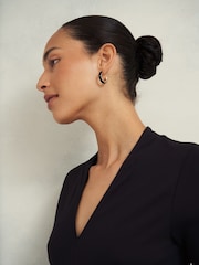 Hobbs Blue Emilia Ponte Dress - Image 3 of 4