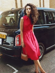 Hobbs Red Sandra Dress - Image 1 of 5