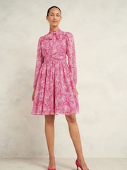 Hobbs Pink Janaya Dress - Image 2 of 5