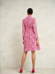 Hobbs Pink Janaya Dress - Image 3 of 5