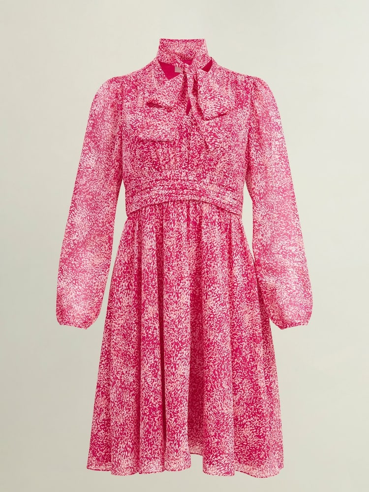 Hobbs Pink Janaya Dress - Image 5 of 5 Hobbs Pink Janaya Dress - Image 5 of 5