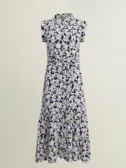 Hobbs Blue Esme Dress - Image 4 of 4