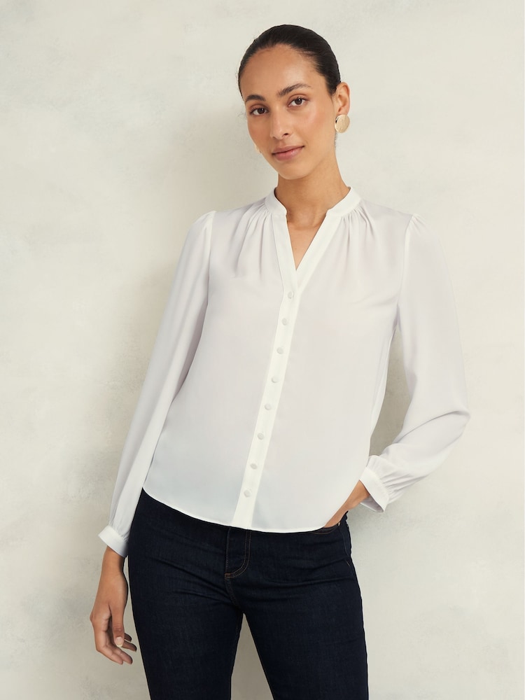 Hobbs White Peony Blouse - Image 1 of 4