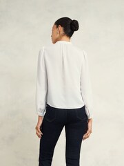 Hobbs White Peony Blouse - Image 2 of 4