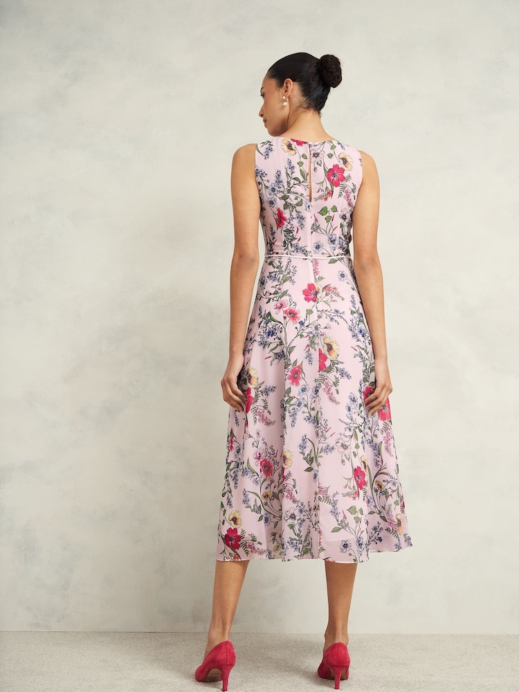 Hobbs Pink Petite Petite Carly Dress - Image 2 of 4
