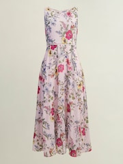 Hobbs Pink Petite Petite Carly Dress - Image 4 of 4