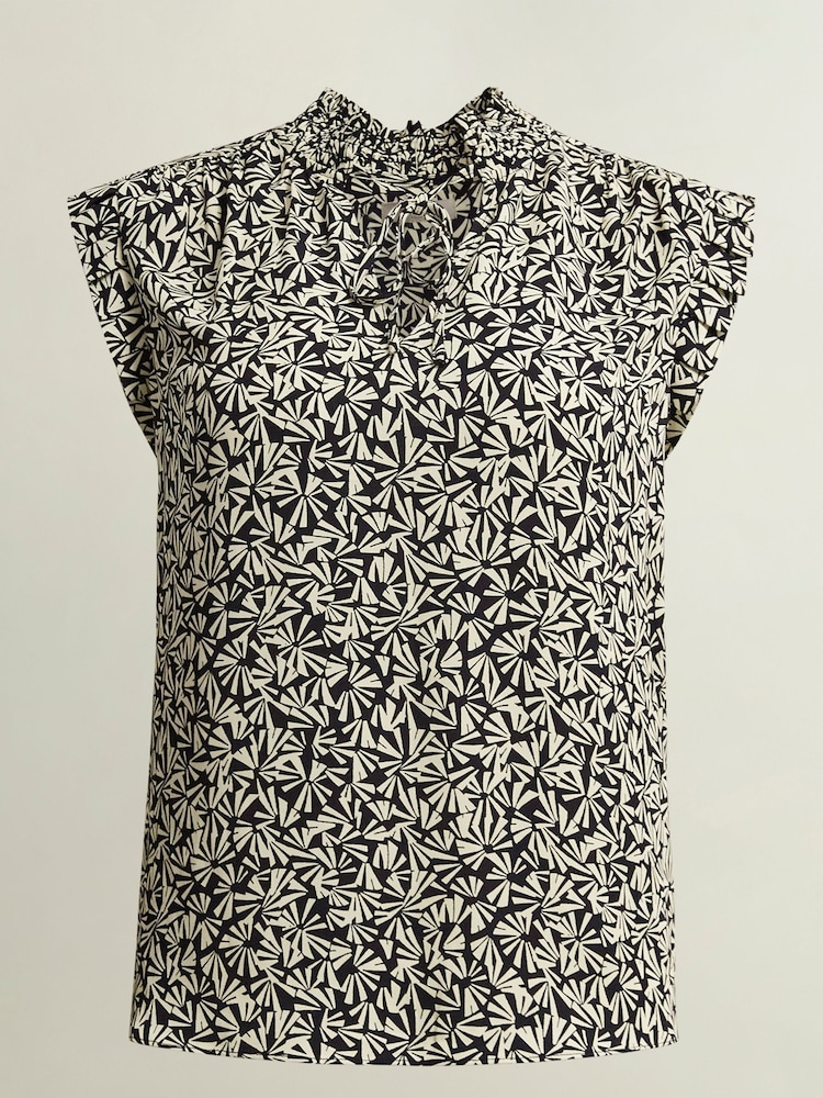Hobbs Blue Hilda Top - Image 4 of 4 Hobbs Blue Hilda Top - Image 4 of 4
