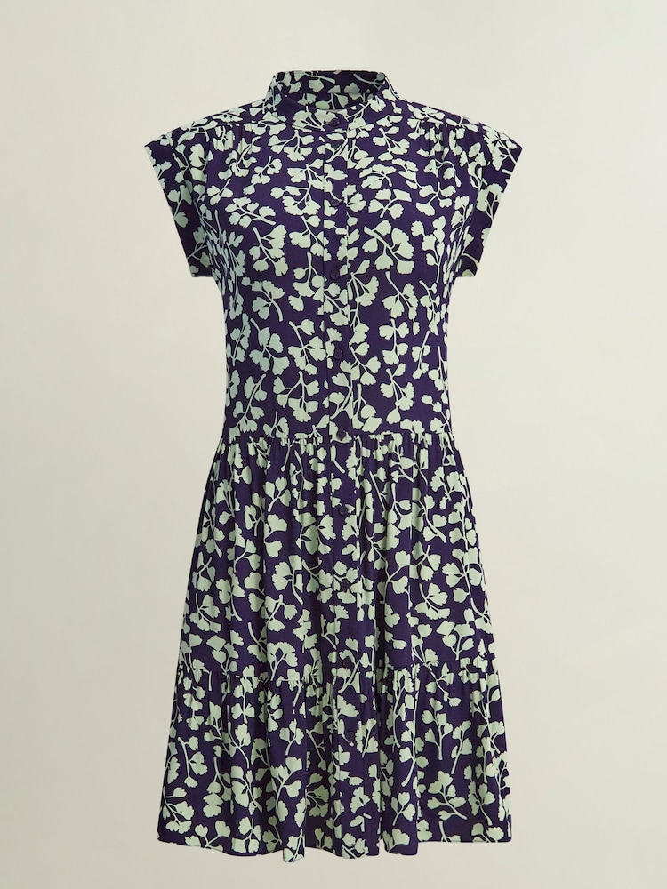 Hobbs Blue Layla Dress - Image 4 of 4