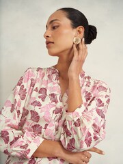 Hobbs Pink Rachael Blouse - Image 3 of 4
